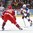 TORONTO, CANADA - DECEMBER 29: USA's Erik Foley #14 skates up ice while Russia's Mikhail Sergachyov #26 defends during preliminary round action at the 2017 IIHF World Junior Championship. (Photo by Matt Zambonin/HHOF-IIHF Images)